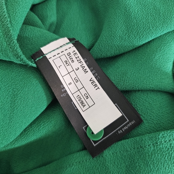 Ba&sh Fiam Mini Dress In Vert - Picture 9 of 9